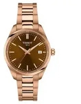 Tissot PR 100 34mm Ros&eacute;gold Damenuhr - Gold