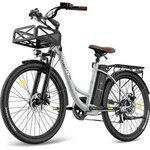 ebike 26 Zoll, e Bike Herren 36V 20.3Ah Akku, Elektrofahrrad 250W 25km/h, City E-Bike