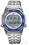 Seiko Klassik Rotocall Quarz Herrenuhr - Silber