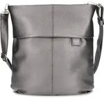 zwei Mademoiselle M12 - Schultertasche 32 cm (cosmos) - Silber