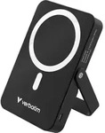 Verbatim Power Bank mit Standfu&szlig; mag.wireless 10000mA schw. 32264 - Schwarz