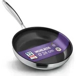 Morleos Keramikpfanne 24cm | Vollbeschichtet | 5-Schicht - 3mm -1 Kg | Premium