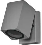 OSRAM ENDURA Classic Cube ADJ WALL Au&szlig;en-Wandleuchte, silber, GU10-Sockel (max 35W),