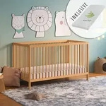 Kids Collective Babybett Kinderbett Gitterbett 60x120 und 70x140 cm mit Matratze
