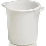 CRAEMER Kunststoffbeh&auml;lter rd.40l HD-PE wei&szlig; D420xH445mm m.Au&szlig;engriff - 81091010