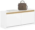 SoBuy FSR171-W Schuhkipper Schuhbank mit Sitzfl&auml;che Dielenbank Schuhtruhe Sitzbank