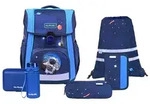 McNeill Schulranzen Bravo Schoolbag Set 9-teilig Space blau - Blau