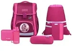 McNeill Schulranzen Bravo Schoolbag Set 9-teilig Berry beere - Lila/Violett