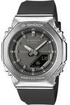 Casio G-Shock Armbanduhr Damen GM-S2110-1A1ER Edelstahl, Resin - Schwarz