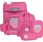 Beckmann Plus Air - 6-tlg. Schulranzenset - Strawberry - Rosa
