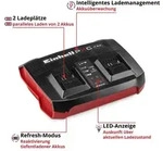 Twincharger Einhell Power X-Change 4A - Schwarz/Rot