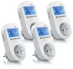 BEARWARE 4x Steckdosen Thermostat f&uuml;r Heiz & Klimager&auml;te Individuell...