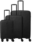 Travelite AIR STRIPE Trolley 4w L/M exp./S, Black