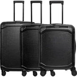 Travelite MILLENNIUM Trolley 4w L/M exp./S, Black - Schwarz
