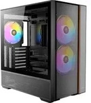 ANTEC FLUX Rear ATX/Micro-ATX/ITX Midi Tower PC Geh&auml;use , schwarz