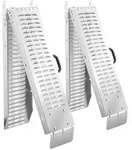 tectake&reg; Auffahrrampen Bj&ouml;rn 2er Set Belastbarkeit 400 kg, 200 kg pro Rampe -