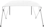 vidaXL 4-Bow Bimini Top Wei&szlig; 243x196x137 cm - Wei&szlig;