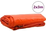 vidaXL Plane 650g / m2 Orange 2 x 3 m Canvas mit PVC-Beschichtung - Orange
