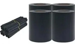 vidaXL Sichtschutzstreifen PVC 140 x 0,19 m Matt Dunkelgrau - Grau