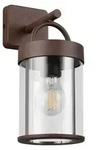 Reality R26476124 Almeria E27 Wandleuchte Rostfarbig IP44 - Braun