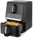 Emerio Dual-Zone Hei&szlig;luftfritteuse 2500 W &ndash; 3,5 L + 6,5 L &ndash; Digital &ndash; Sync
