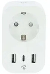 Nedis SmartLife Smart Stecker - Wi-Fi - IP21 - Leistungsmesser - 3680 W - Type F (CEE
