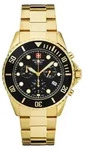 Swiss Alpine Military 7053.9117SAM Herrenuhr Chronograph - Gold
