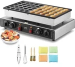 VEVOR Mini-Pfannkuchenmaker kommerzielle Dutch mini Pfannkuchen Maschine, 50...