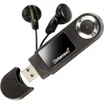 Intenso Music Walker MP3 Player 64 GB mit LCD Display, microSD Karte, USB 2.0, AAA