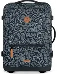 CABAIA Rucksack mit Laptopfach Soft Suitcase 2 Wheels Essentials Trolley 48L...