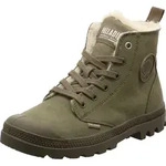 Palladium Damen Schn&uuml;rboot Pampa HI ZIP WL grau - Gr&uuml;n - 36