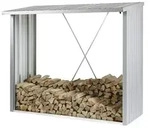 Biohort Woodstock, Holzscheittr&auml;ger, Stahl, Silber, Drau&szlig;en, 2,7 m3, 2290 mm -