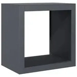 vidaXL Brennholzregal Anthrazit 60x40x60 cm Stahl - Grau