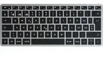 Satechi, Bluetooth Tastatur Slim X1 mit Hintergrundlicht spanisch, Grau - Grau