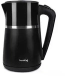 Huslog Elektrischer Wasserkocher Doppelwandig 1,7 L, 2200 W, Schnellkochfunktion -