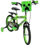 Huffy Minecraft 16 Zoll Kinderfahrrad - Gr&uuml;n
