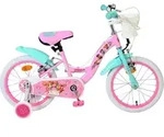 Paw Patrol Kinderfahrrad - M&auml;dchen - 16 Zoll - Rosa - Zwei Handbremsen - Rosa