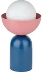 OSRAM Decor Bowl Tischleuchte E14 Blau/Pink 200mm, Tischlampe, Metall, Glas, mit