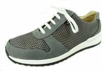Bequemer Schn&uuml;rer Finn Comfort Sidonia, Damen, Street, Grau, Leder, Skipper, -