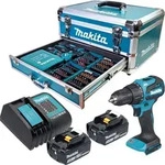 Makita DHP 490 SFX9 Akku Schlagbohrschrauber 18 V 65 Nm Brushless + 2x Akku 3,0 Ah +