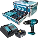 Makita DHP 453 SF1X9 Akku Schlagbohrschrauber 18 V 42 Nm + 1x Akku 3,0 Ah +