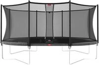 BERG Trampolin Grand Favorit Regular 520 + Sicherheitsnetz Comfort Grau