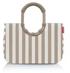 reisenthel loopshopper M summerstripes coffee - Braun
