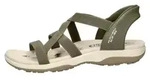 Skechers Slip-Ins: Reggae Slim Sandalen Plat - Groen - Maat 37 - Gr&uuml;n - 37