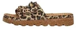 Rieker Damen Pantolette Klettverschluss Wellenform weich Kork Textil V8763,