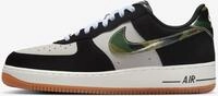 Nike Air Force 1 Low '07 LV8 "Black Patent Camo Swoosh" Schwarz, Gr&ouml;&szlig;e: 43