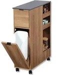KESPER Servierwagen Nischenregal braun HolzNachbildung &ndash; 60x25x86cm &ndash; mit