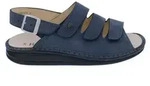 Finn Comfort Sandale Sylt 2509-832046, Nubukleder, Blau, Fu&szlig;bett zum Wechseln...