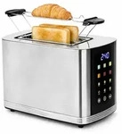 Emerio Toaster mit Digitaldisplay &ndash; 2 Schlitzen &ndash; Auftaufunktion &ndash;