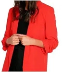 Pieces Boss 3/4 Blazer Rot XS Damen Rot XS - Rot - XS